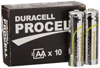 Alkalinebatterijen DURACELL Procell LR6 1,5V 10 Stuks - thumbnail