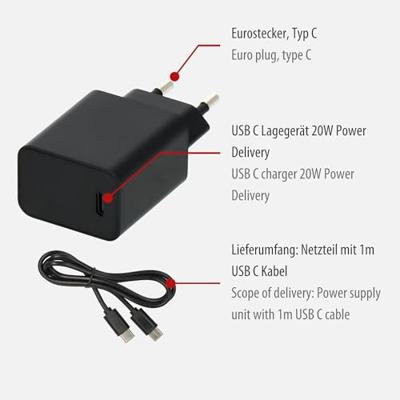 Brennenstuhl Brennenstuhl USB-Ladegerät 20 W Innenbereich Ausgangsstrom max. 1.67 A Anzahl Au USB-oplader 20 W 1x USB-C Binnen