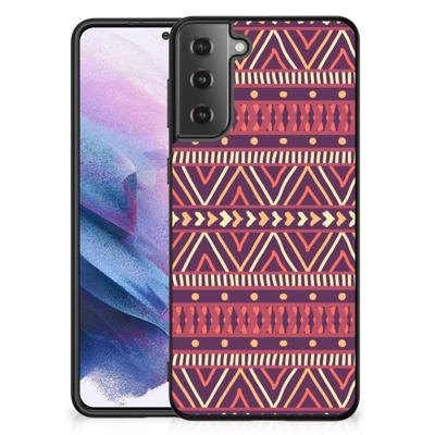 Samsung Galaxy S21 Plus Back Case Aztec Paars