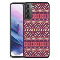 Samsung Galaxy S21 Plus Back Case Aztec Paars - thumbnail