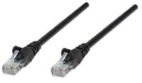 Intellinet 320764 RJ45 Netwerkkabel, patchkabel CAT 5e U/UTP 3.00 m Zwart 1 stuk(s) - thumbnail