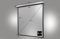 Celexon 1090760 Elektrisch projectiescherm 220 x 220 cm Beeldverhouding: 1:1 - thumbnail