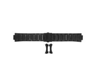 Horlogeband Seiko SSB179P1 / 8T67-00A0 / M0HB627N0 Staal Zwart 22mm - thumbnail