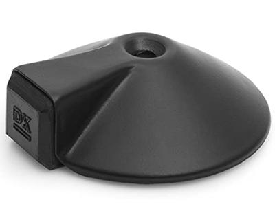 DX deurstopper 2-delig rond - vloermontage - Ø 85x26 mm - RVS zwart