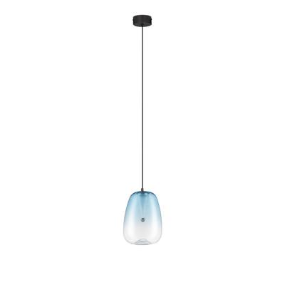 Lyora Design hanglampOblo 1-lichts blauw glas - 9009175