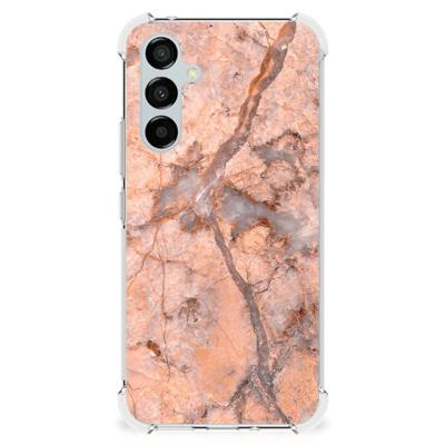 Samsung Galaxy A54 Anti-Shock Hoesje Marmer Oranje Samsung Galaxy A54 Anti-Shock Hoesje Marmer Oranje
