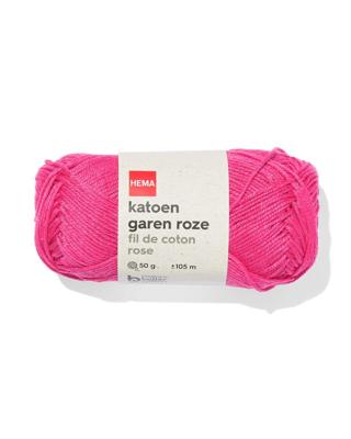 HEMA Katoen garen roze 50gram 105meter