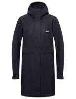 Jack wolfskin Terraview 2L Regenjas Dames Dark Navy S - thumbnail