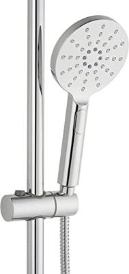 Ben glijstangset 68cm met 3 straalsoorten chroom Ben glijstangset 68cm met 3 straalsoorten chroom