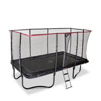 EXIT PeakPro Trampoline met Veiligheidsnet - 427 x 244 cm - Zwart - thumbnail