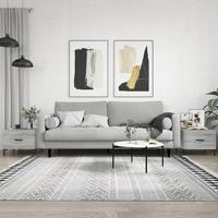 Salontafels 2 st 50x50x40 cm bewerkt hout grijs sonoma eiken - thumbnail