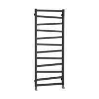 Designradiator Sapho Zig Recht 50x133.4 cm 490W Antraciet - thumbnail