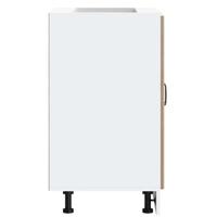 Spoelbakonderkast Lucca bewerkt hout sonoma eikenkleurig - thumbnail