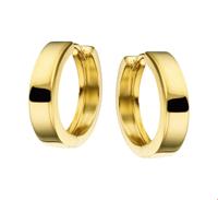 TFT Klapcreolen Geelgoud Glanzend - thumbnail