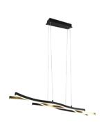 Trio HanglampBlaze zwart met goud - 341210308 - thumbnail
