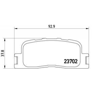 Remblokken set P83088