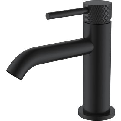 Wiesbaden Ribbd Fonteinkraan Mat Zwart - Koudwaterkraan 1/2"