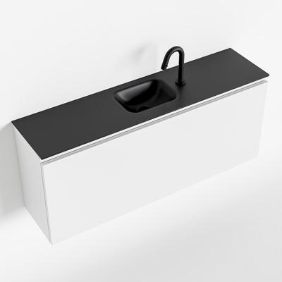 MONDIAZ OLAN 120cm toiletmeubel talc. LEX wastafel urban midden 1 kraangat MONDIAZ OLAN 120cm toiletmeubel talc. LEX wastafel urban midden 1 kraangat