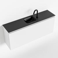 MONDIAZ OLAN 120cm toiletmeubel talc. LEX wastafel urban midden 1 kraangat - thumbnail