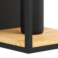 Eglo WandlampLibertad zwart met hout - 99796 - thumbnail