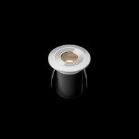 Onyx 30 LED Grondspot - 0.5 Watt - 1 Lumen - 2700K warm wit - 12V - Tuinspot - IP67 Waterdicht - Vlonderspot - Rond - RVS - thumbnail