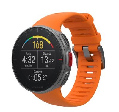 Polar Vantage V sport horloge Touchscreen Bluetooth 240 x 240 Pixels Zwart, Oranje