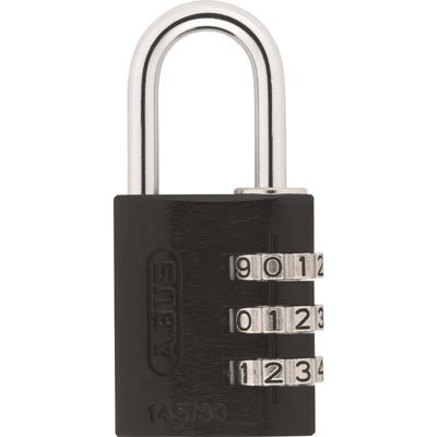 Abus cijfer hangslot 145/30 zwart (6cm)