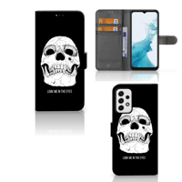 Telefoonhoesje met Naam Samsung Galaxy A23 Skull Eyes - thumbnail