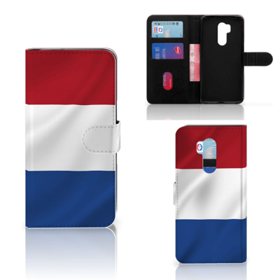 LG G7 Thinq Bookstyle Case Nederlandse Vlag LG G7 Thinq Bookstyle Case Nederlandse Vlag