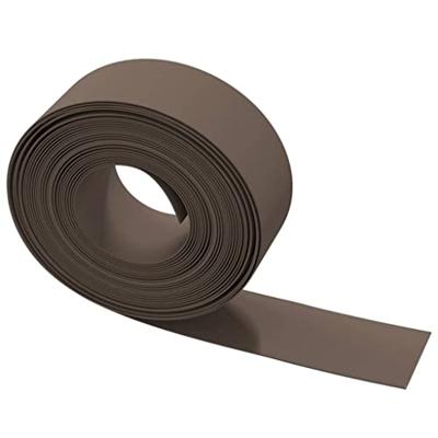 Tuinrand 10 m 20 cm polyetheen bruin - thumbnail