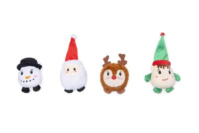 Beeztees Kerstknuffel Figuurtje assorti hondenspeelgoed