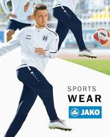 JAKO 8495 Trainingsbroek Active - Zwart/Fluogeel - L - thumbnail
