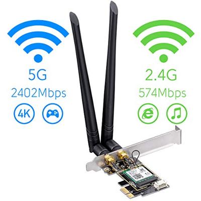 Cudy WE3000 netwerkkaart Intern WLAN / Bluetooth 2400 Mbit/s