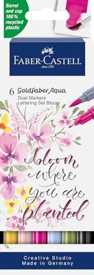 Faber Castell Duo aquarelmarker Goldfaber - etui 6 stuks Lettering