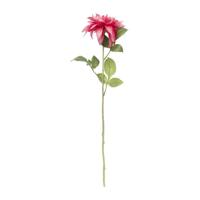 Kunstbloem dahlia - fuchsia - 75 cm - thumbnail