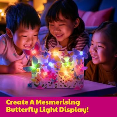 Dam 4m 3d canvas vlinders schilderen glow in the dark