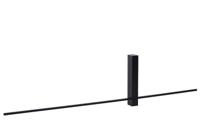 Lucide SEGIN - Wandlamp - LED - 1x10W 2700K - Zwart - thumbnail