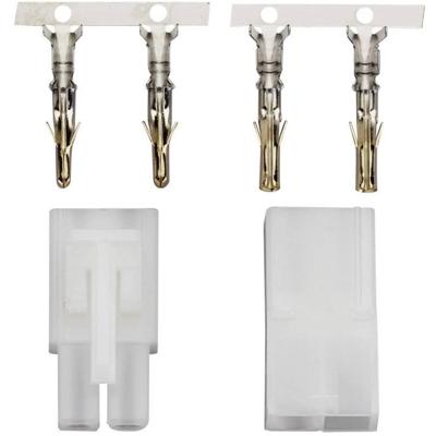 Modelcraft 208281 Accupack stekker, Accupack bus Tamiya Verguld 1 paar