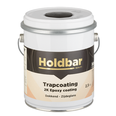 Holdbar Trapcoating Gitzwart (RAL 9005) 2,5 kg Holdbar Trapcoating Gitzwart (RAL 9005) 2,5 kg