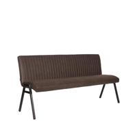LABEL51 Eetkamerbank 'Matz', 175cm, kleur Bruin - thumbnail