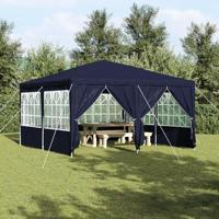 Partytent Blauw 400 x 400 x 266 cm Polyetheen - thumbnail