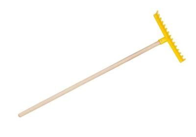 Androni Kunststof hark met houten steel