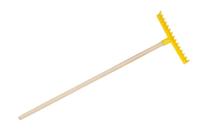 Androni Kunststof hark met houten steel - thumbnail