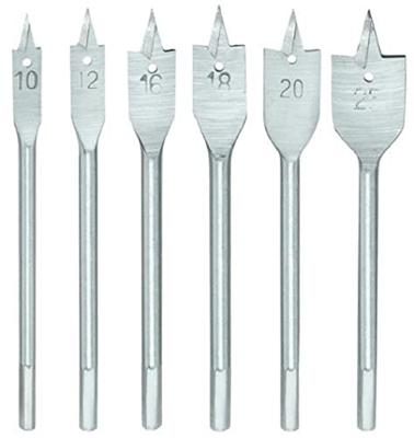 CON:P Set Houtfrezen 10-25Mm 6Dlg Rood - BP302306