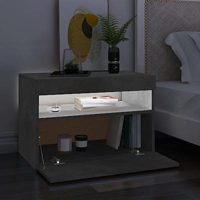 Tv-meubel met LED-verlichting 60x35x40 cm betongrijs Tv-meubel met LED-verlichting 60x35x40 cm betongrijs