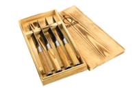 FORGED - Olive Forged - Steakmes s/4 Olijfhout - thumbnail