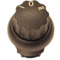 Eaton 216862 Keuzeknop, 3 standen, zwart I 0 II, toetsend - thumbnail