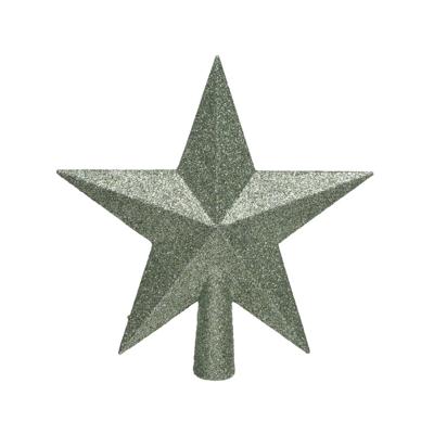 Piek plc ster l4.2b19h19 cm salie groen kerst Decoris - Decoris