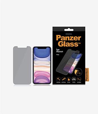 PanzerGlass Standard Privacy P2662 Screenprotector (glas) Apple iPhone 11, iPhone XR 1 stuk(s) Anti-vingerafdruk, Antibacterieel, Meekijkbescherming