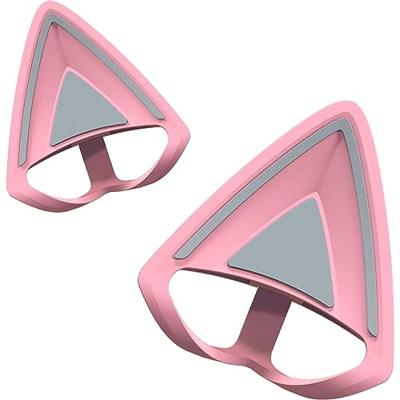 Razer Kitty Oortjes V2 - Universele Clip-on Kitty Oortjes voor Headsets (Clip-on Kitty Oortjes, Veelzijdig, Verstelbare Riempjes, 26g Lichtgewicht Premium Silicone) Roze